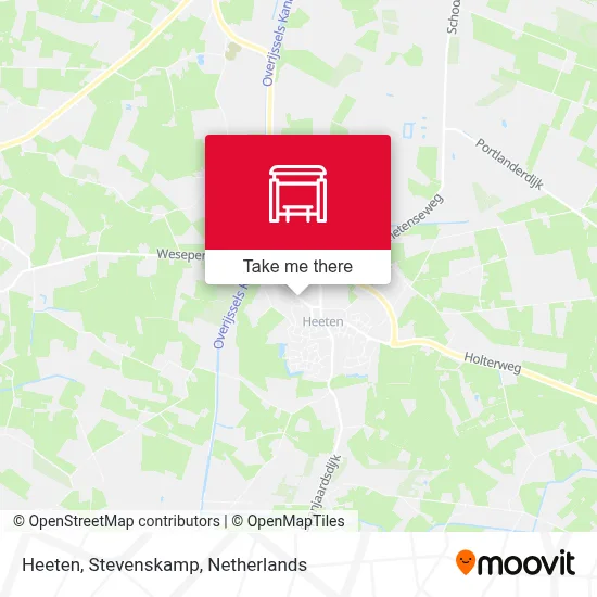 Heeten, Stevenskamp map