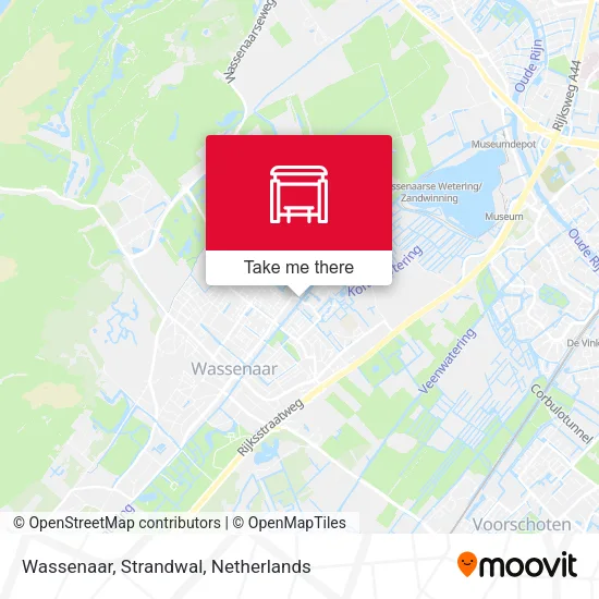 Wassenaar, Strandwal map