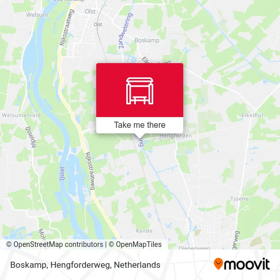 Boskamp, Hengforderweg map