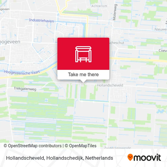 Hollandscheveld, Hollandschedijk map