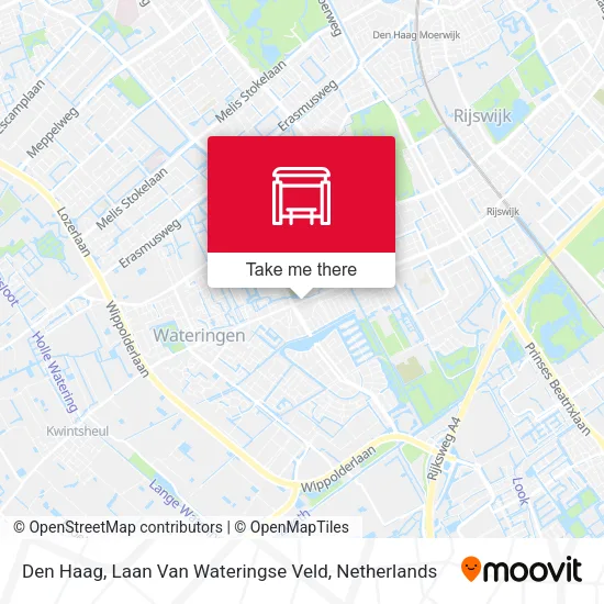 Den Haag, Laan Van Wateringse Veld Karte