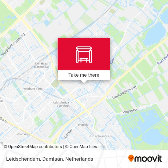 Leidschendam, Damlaan map