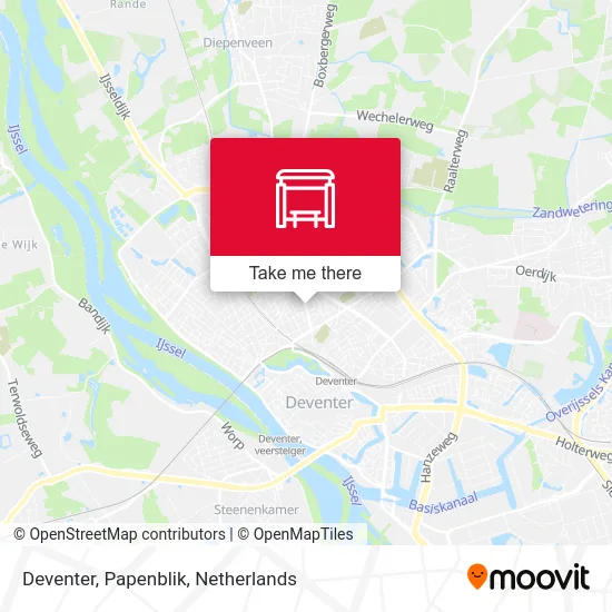 Deventer, Papenblik map