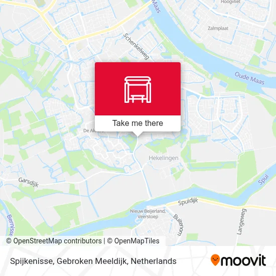 Spijkenisse, Gebroken Meeldijk map
