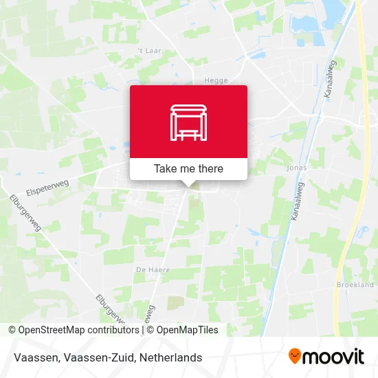 Vaassen, Vaassen-Zuid map