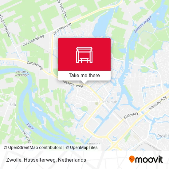 Zwolle, Hasselterweg map