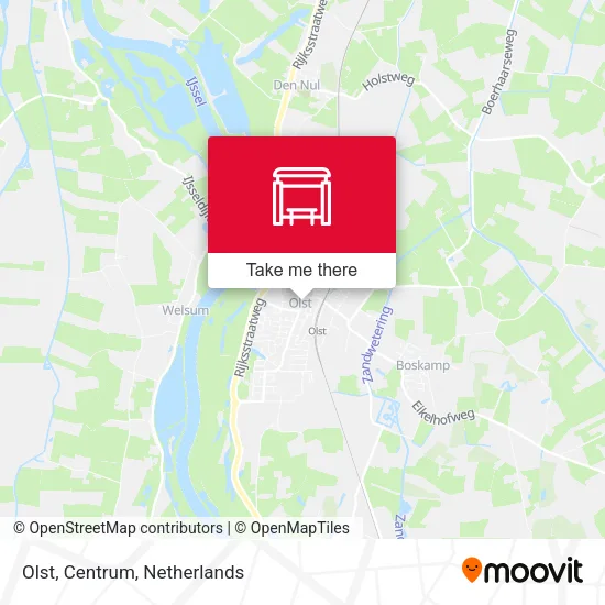 Olst, Centrum map