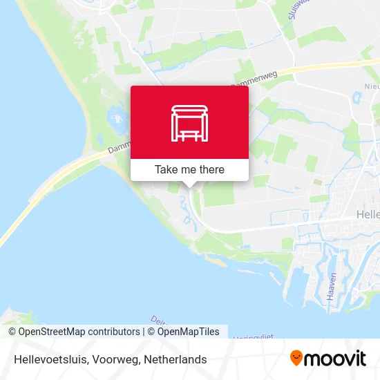 Hellevoetsluis, Voorweg Karte