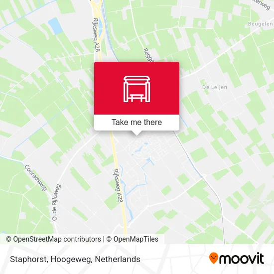 Staphorst, Hoogeweg map