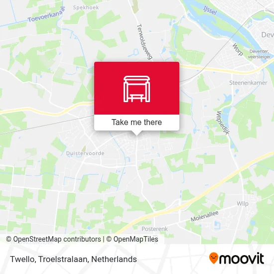 Twello, Troelstralaan Karte