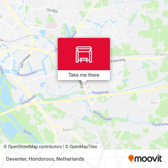 Deventer, Hondsroos map