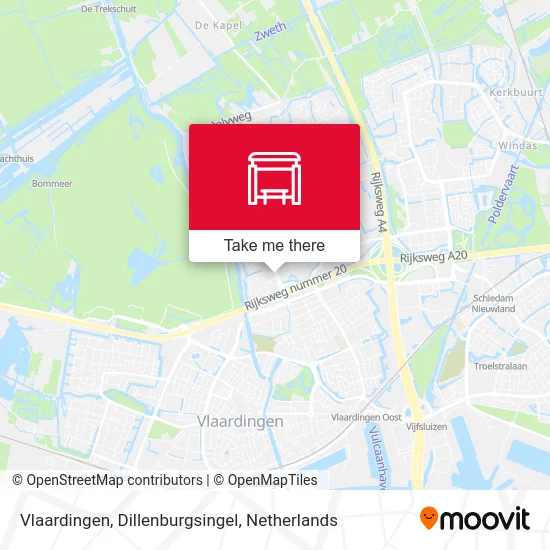 Vlaardingen, Dillenburgsingel map