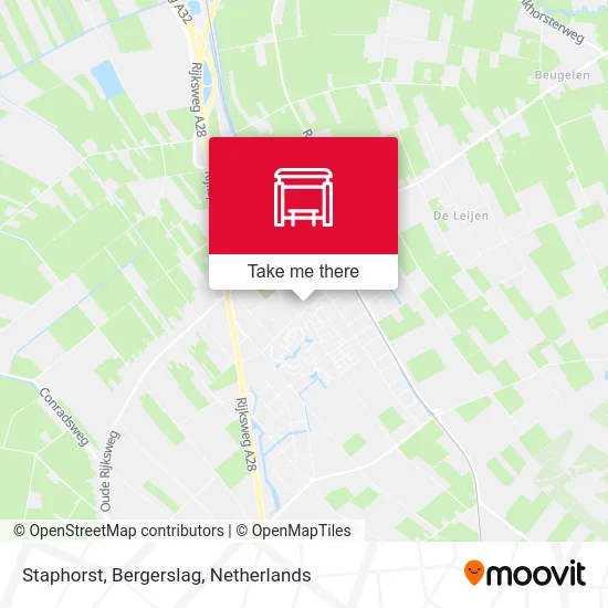 Staphorst, Bergerslag map