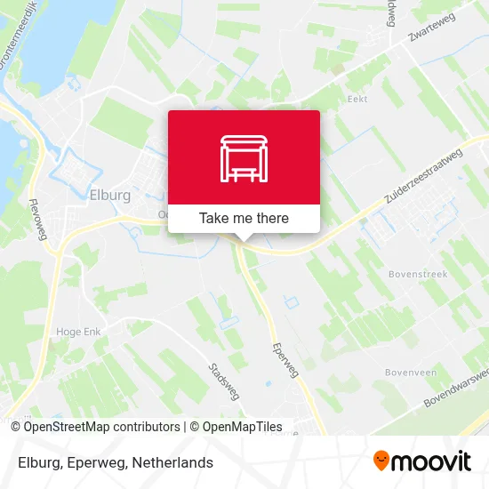 Elburg, Eperweg map