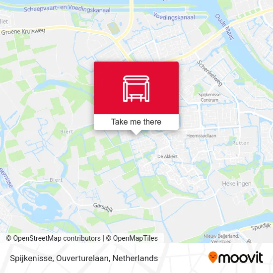 Spijkenisse, Ouverturelaan map