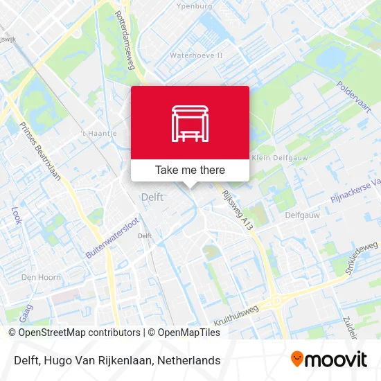 Delft, Hugo Van Rijkenlaan map