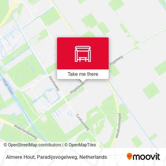 Almere Hout, Paradijsvogelweg map
