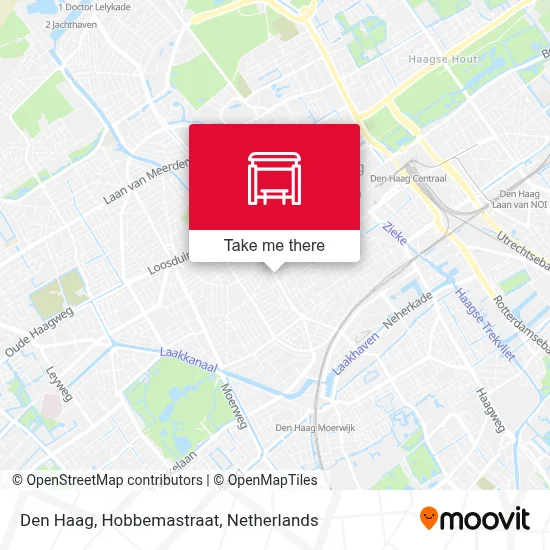 Den Haag, Hobbemastraat map