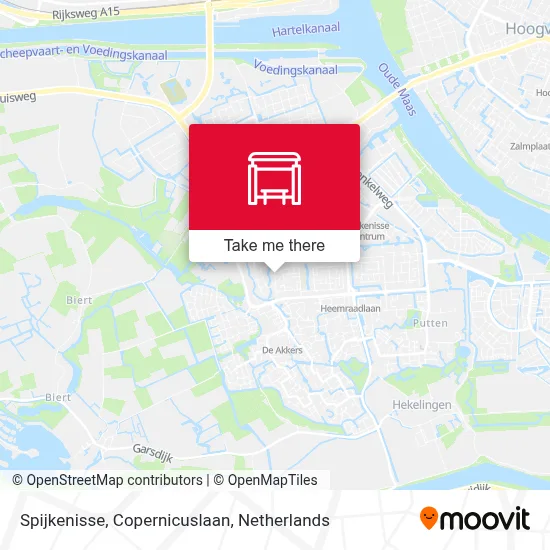 Spijkenisse, Copernicuslaan map