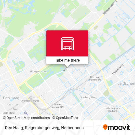 Den Haag, Reigersbergenweg map