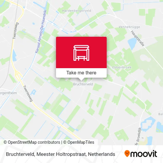 Bruchterveld, Meester Holtropstraat map
