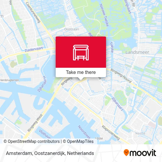 Amsterdam, Oostzanerdijk map