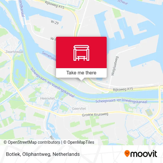 Botlek, Oliphantweg map