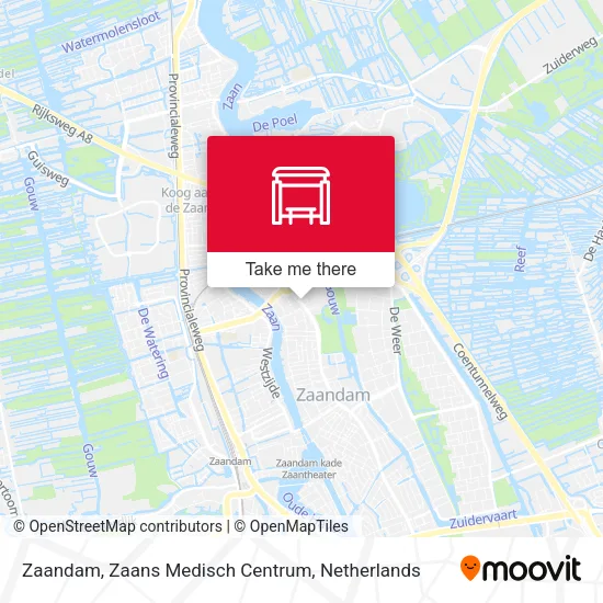 Zaandam, Zaans Medisch Centrum Karte