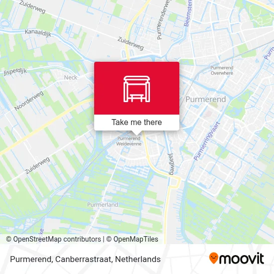 Purmerend, Canberrastraat map