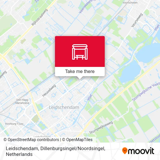 Leidschendam, Dillenburgsingel / Noordsingel map