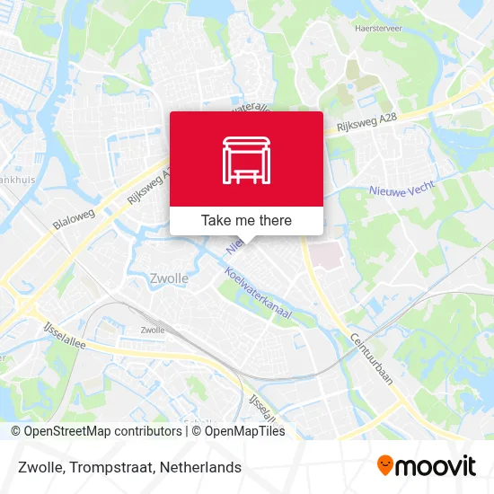 Zwolle, Trompstraat map