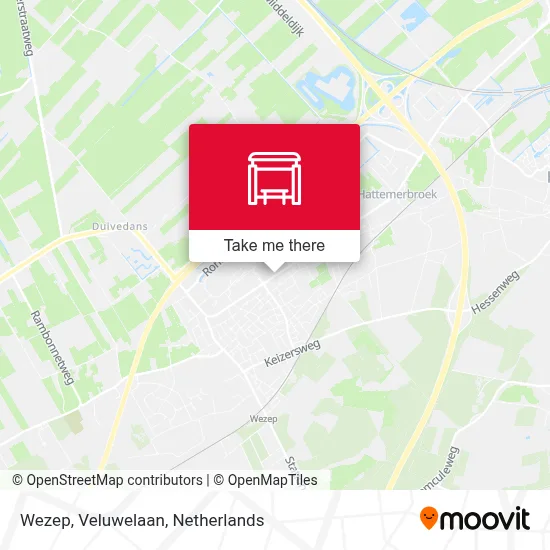 Wezep, Veluwelaan Karte