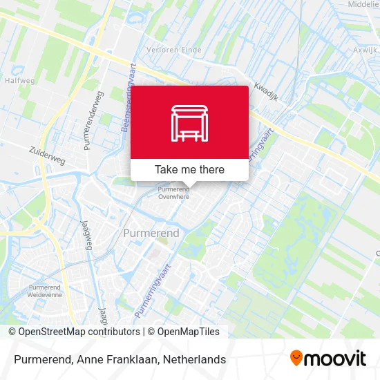 Purmerend, Anne Franklaan map