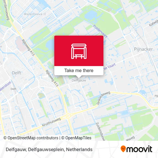 Delfgauw, Delfgauwseplein map