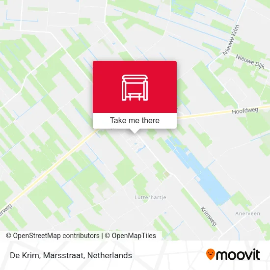De Krim, Marsstraat map