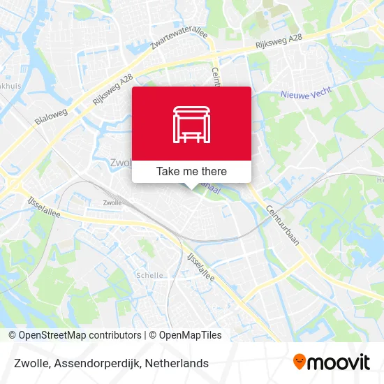 Zwolle, Assendorperdijk map