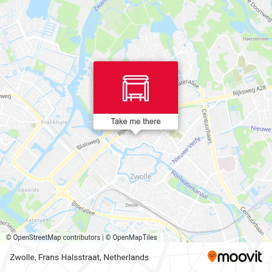 Zwolle, Frans Halsstraat map