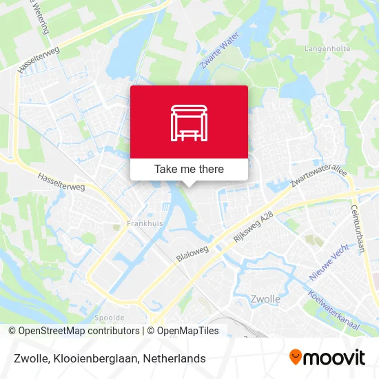 Zwolle, Klooienberglaan map