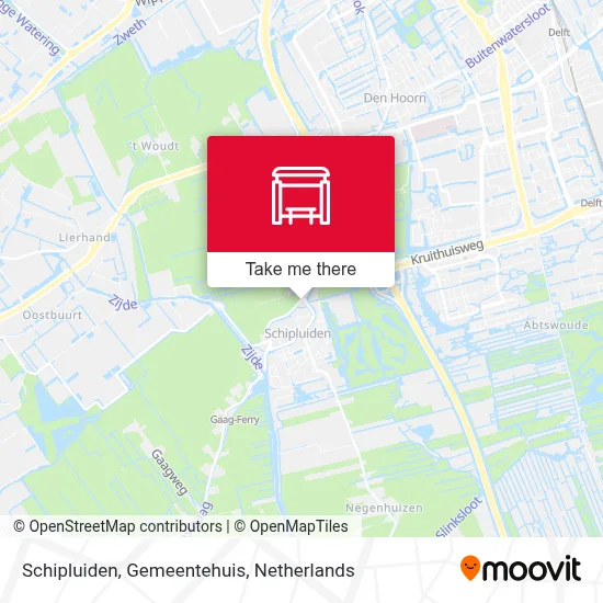 Schipluiden, Gemeentehuis map