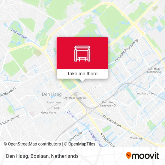 Den Haag, Boslaan map