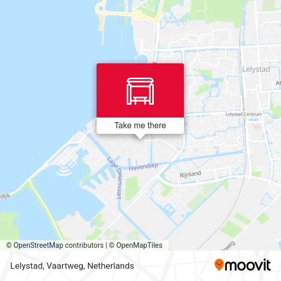 Lelystad, Vaartweg map
