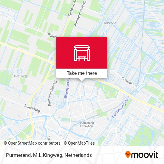 Purmerend, M.L.Kingweg map