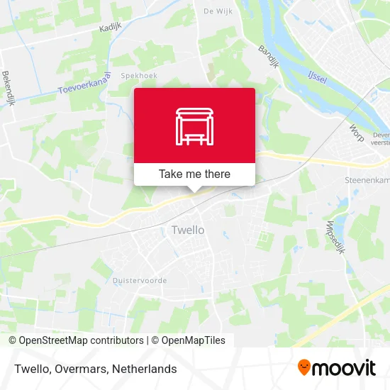 Twello, Overmars map