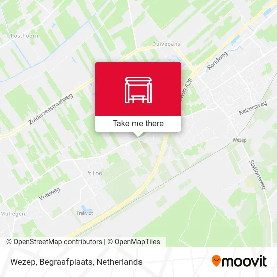 Wezep, Begraafplaats map