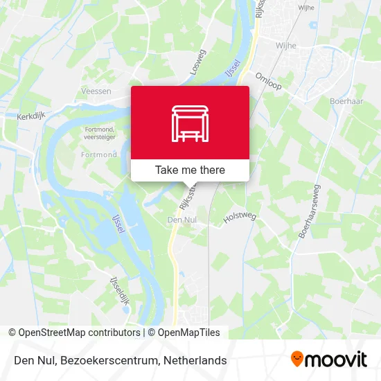 Den Nul, Bezoekerscentrum map