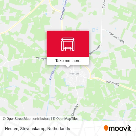 Heeten, Stevenskamp map