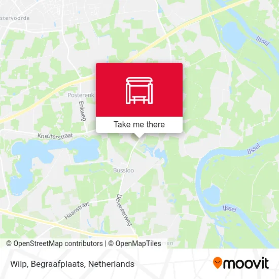 Wilp, Begraafplaats map