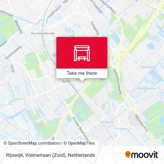 Rijswijk, Volmerlaan (Zuid) map