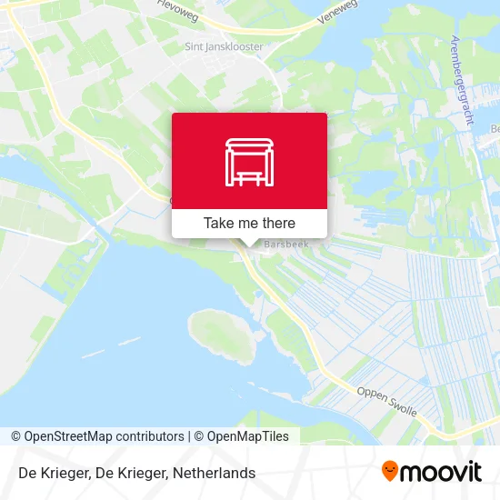 De Krieger, De Krieger map