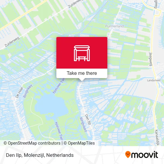 Den Ilp, Molenzijl map
